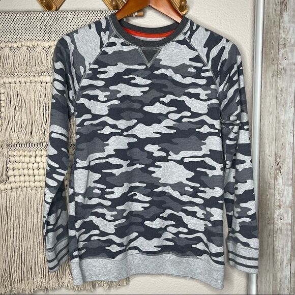 French Toast Grey Camouflage Sweatshirt - Picture 1 of 5